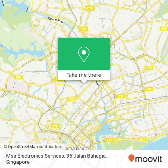 Msa Electronics Services, 35 Jalan Bahagia map