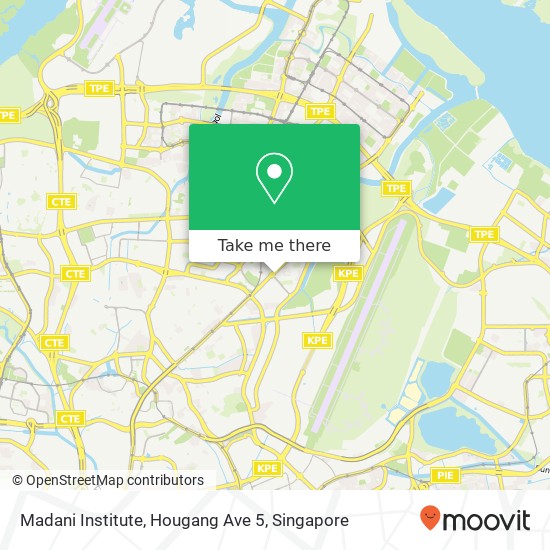 Madani Institute, Hougang Ave 5 map