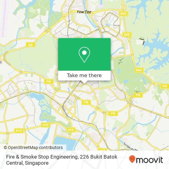 Fire & Smoke Stop Engineering, 226 Bukit Batok Central map