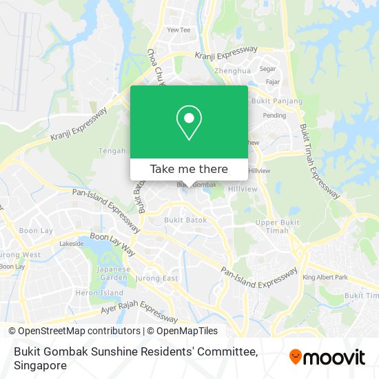 Bukit Gombak Sunshine Residents' Committee map