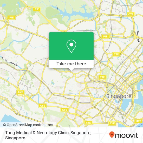 Tong Medical & Neurology Clinic, Singapore map