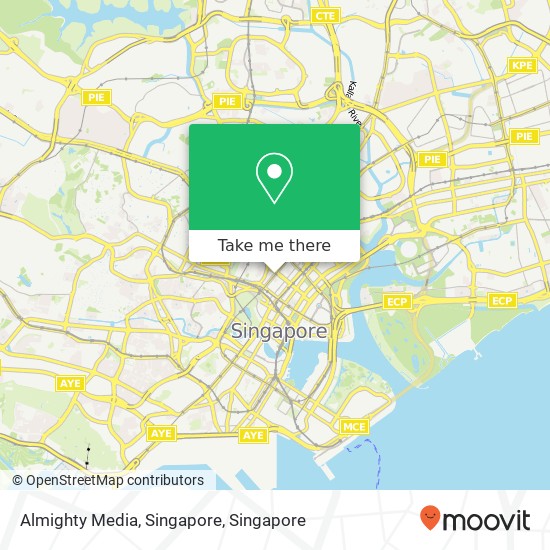 Almighty Media, Singapore map