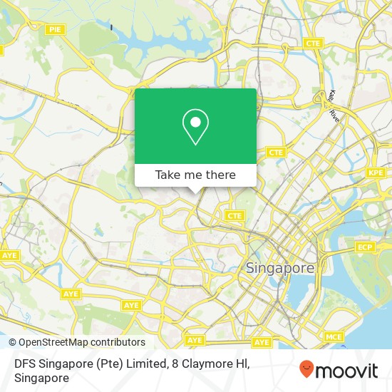 DFS Singapore (Pte) Limited, 8 Claymore Hl地图