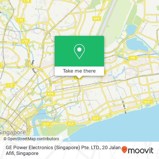 GE Power Electronics (Singapore) Pte. LTD., 20 Jalan Afifi map