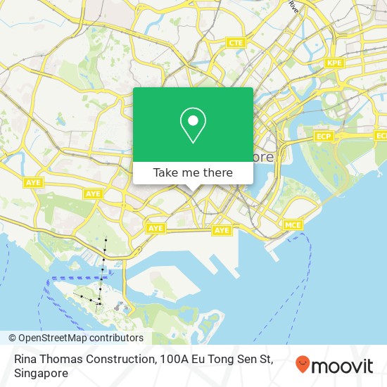 Rina Thomas Construction, 100A Eu Tong Sen St地图