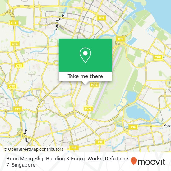 Boon Meng Ship Building & Engrg. Works, Defu Lane 7 map