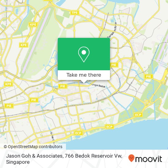 Jason Goh & Associates, 766 Bedok Reservoir Vw地图