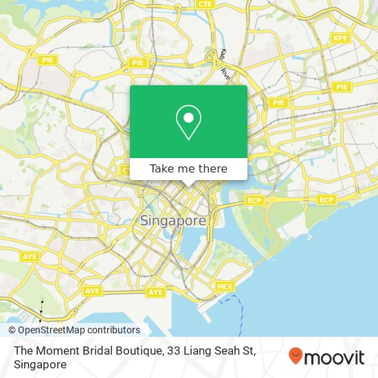 The Moment Bridal Boutique, 33 Liang Seah St地图