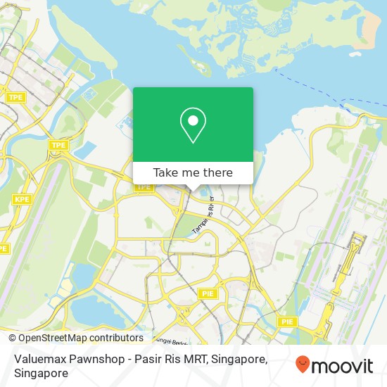 Valuemax Pawnshop - Pasir Ris MRT, Singapore地图