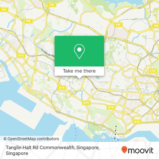 Tanglin Halt Rd Commonwealth, Singapore map