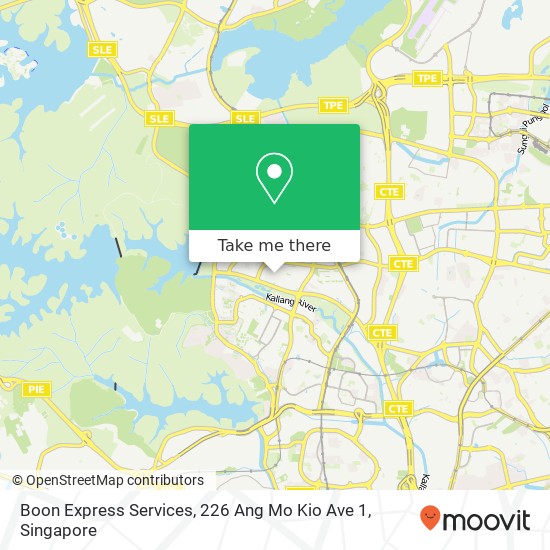 Boon Express Services, 226 Ang Mo Kio Ave 1 map