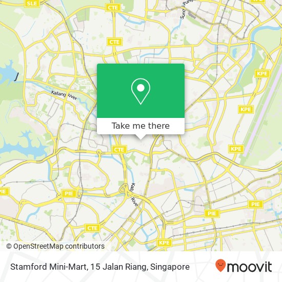 Stamford Mini-Mart, 15 Jalan Riang map