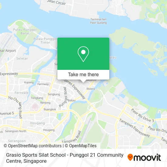 Grasio Sports Silat School - Punggol 21 Community Centre map