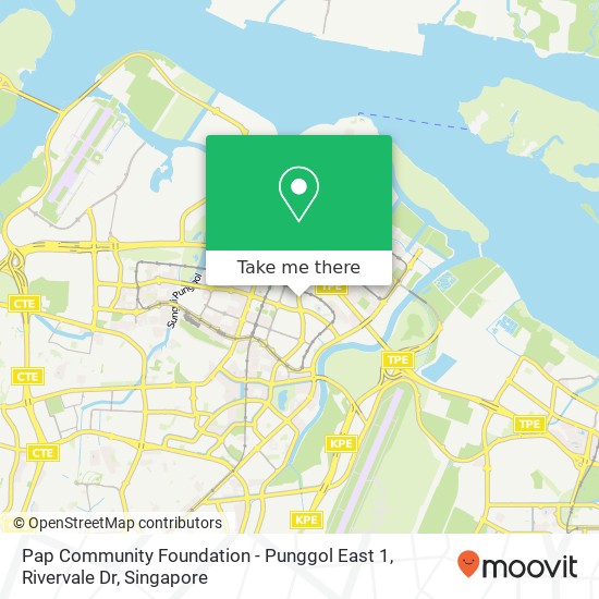 Pap Community Foundation - Punggol East 1, Rivervale Dr map