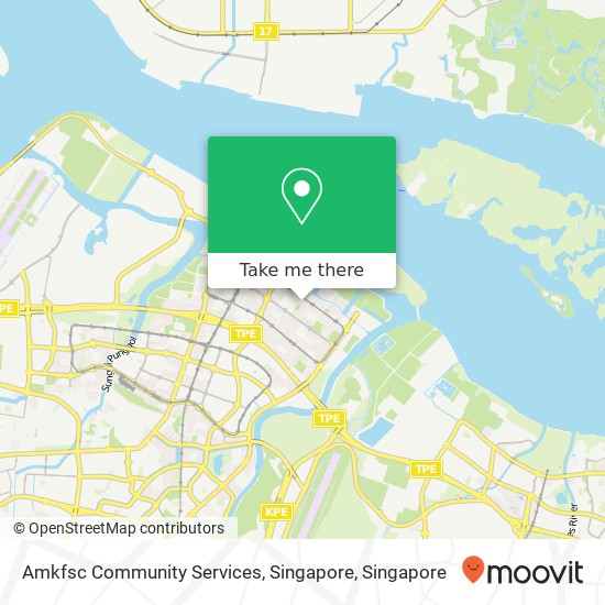 Amkfsc Community Services, Singapore地图