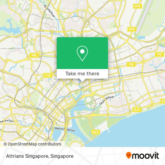 Attrians Singapore map