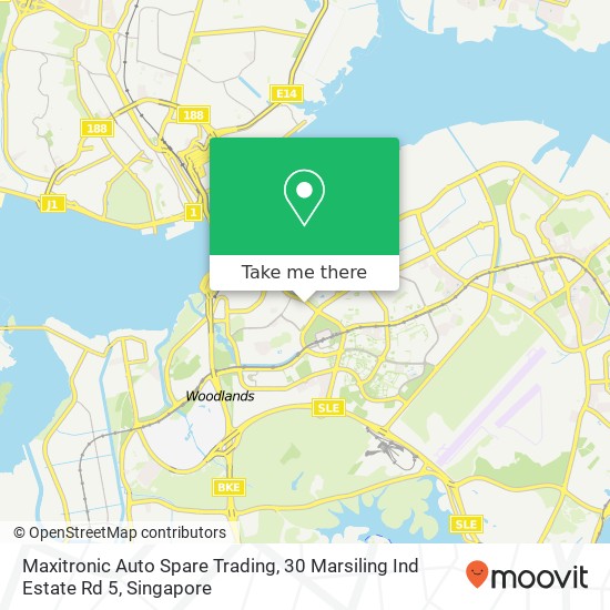 Maxitronic Auto Spare Trading, 30 Marsiling Ind Estate Rd 5地图