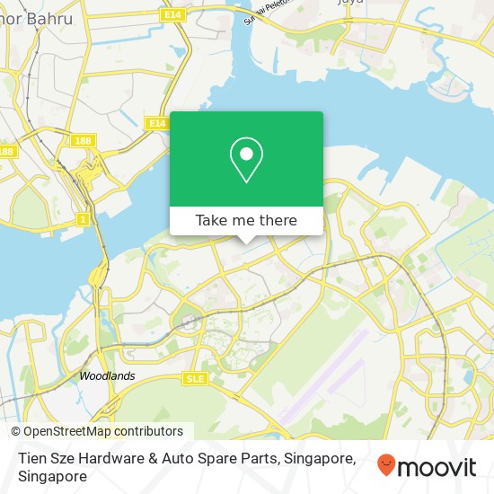 Tien Sze Hardware & Auto Spare Parts, Singapore地图