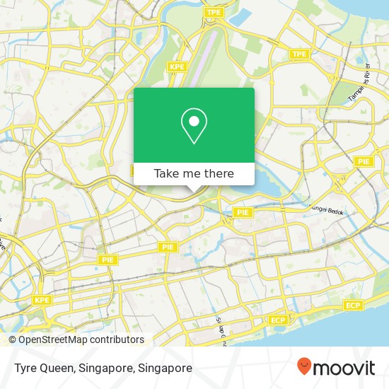 Tyre Queen, Singapore map