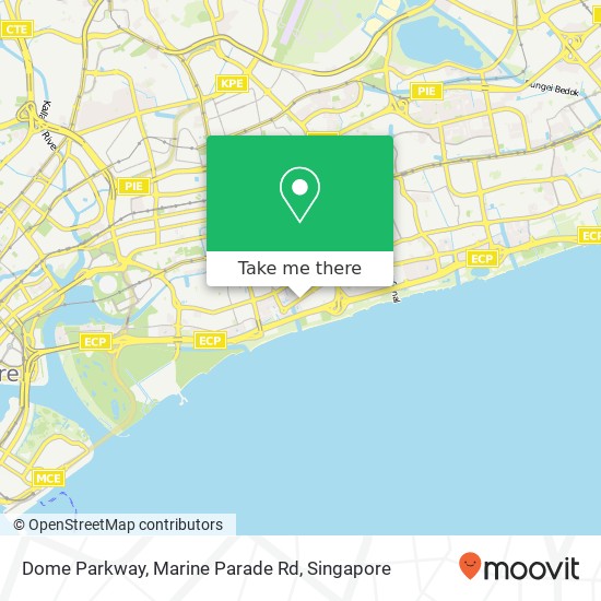 Dome Parkway, Marine Parade Rd map