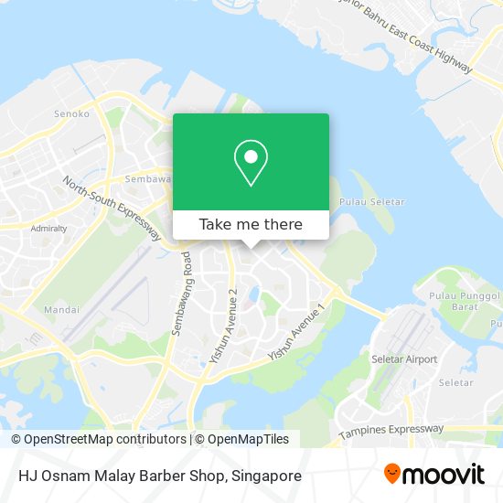 HJ Osnam Malay Barber Shop map