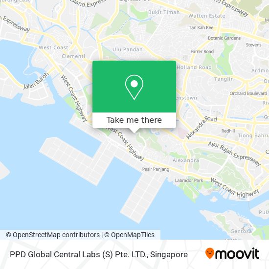 PPD Global Central Labs (S) Pte. LTD. map