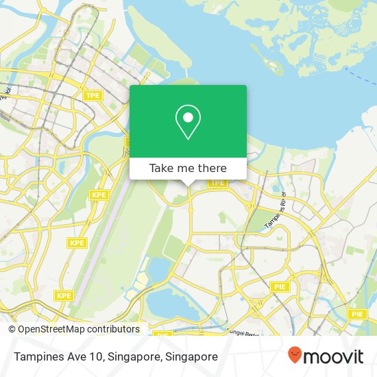 Tampines Ave 10, Singapore map