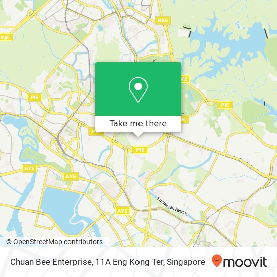 Chuan Bee Enterprise, 11A Eng Kong Ter map