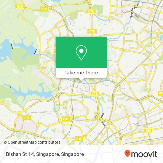 Bishan St 14, Singapore地图