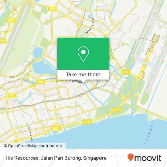 Iks Resources, Jalan Pari Burong map