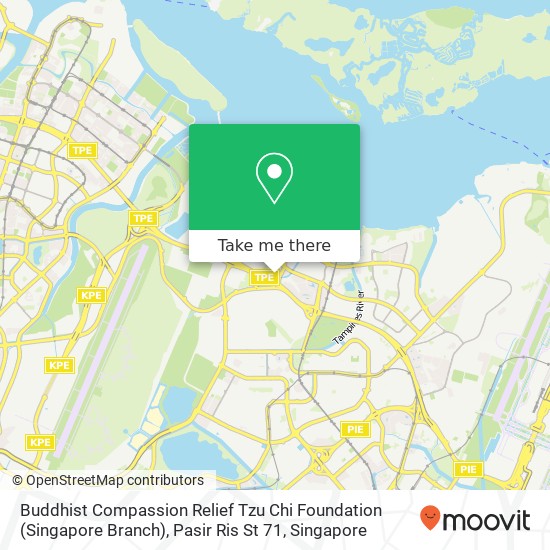 Buddhist Compassion Relief Tzu Chi Foundation (Singapore Branch), Pasir Ris St 71 map