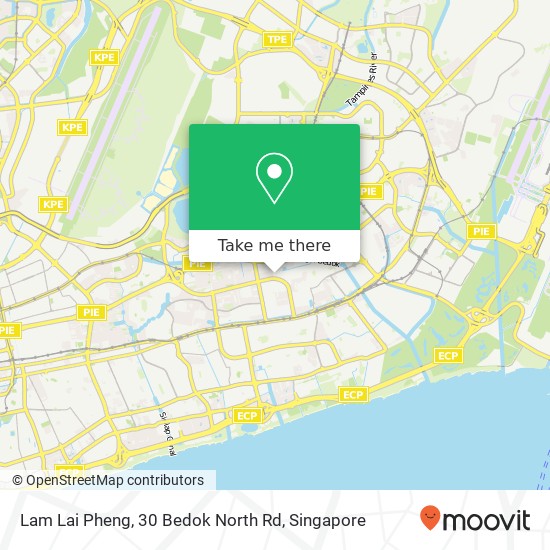 Lam Lai Pheng, 30 Bedok North Rd map