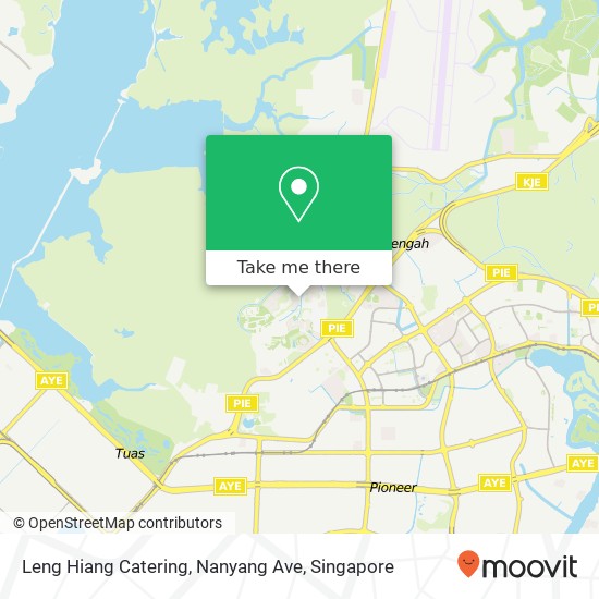 Leng Hiang Catering, Nanyang Ave map