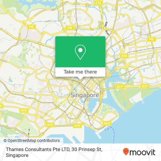 Thames Consultants Pte LTD, 30 Prinsep St地图