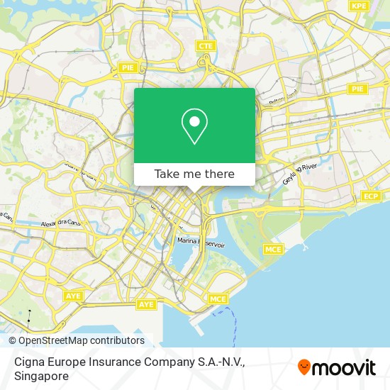 Cigna Europe Insurance Company S.A.-N.V.地图