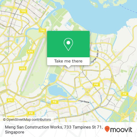 Meng San Construction Works, 733 Tampines St 71 map