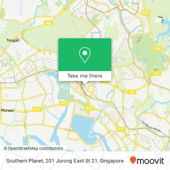 Southern Planet, 201 Jurong East St 21 map