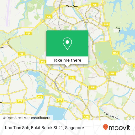 Kho Tian Soh, Bukit Batok St 21地图