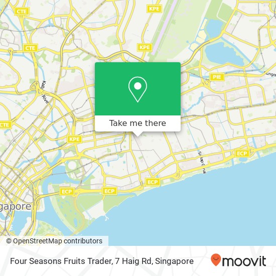 Four Seasons Fruits Trader, 7 Haig Rd map