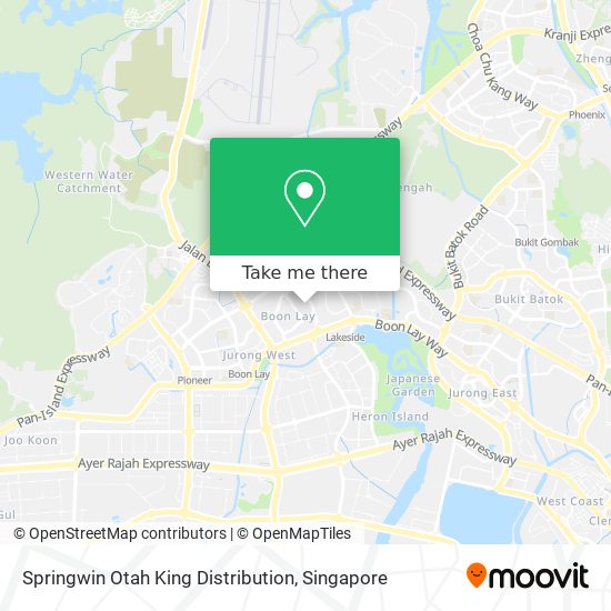 Springwin Otah King Distribution map