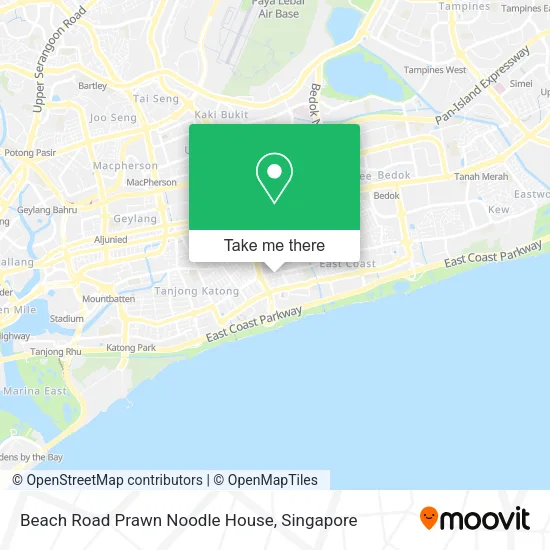 Beach Road Prawn Noodle House map