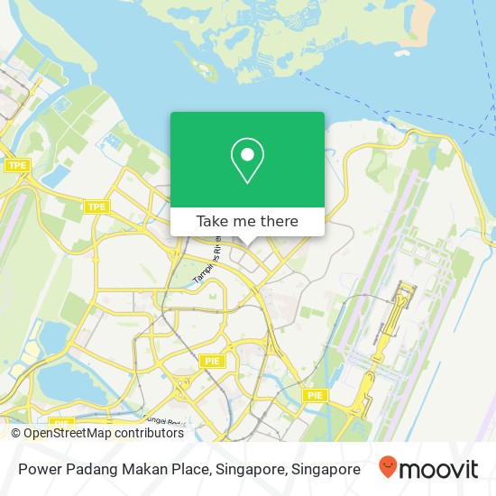 Power Padang Makan Place, Singapore map