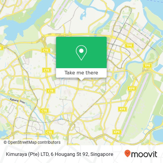 Kimuraya (Pte) LTD, 6 Hougang St 92 map