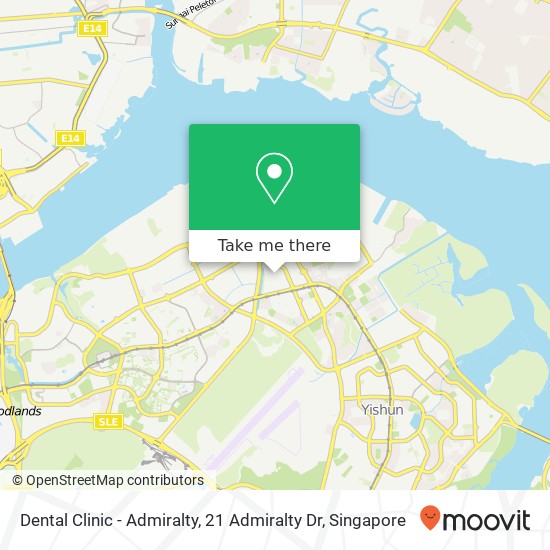 Dental Clinic - Admiralty, 21 Admiralty Dr map
