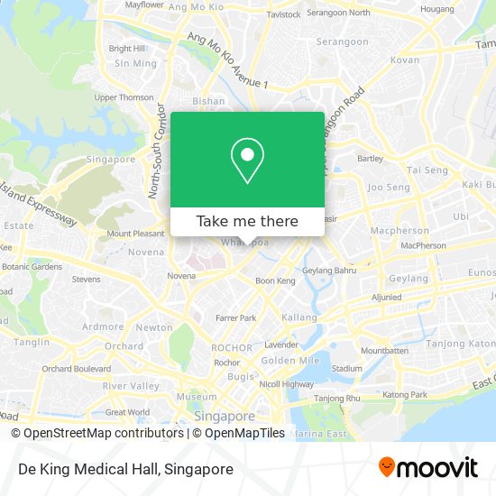 De King Medical Hall地图