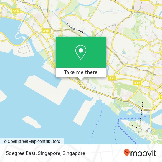 5degree East, Singapore map