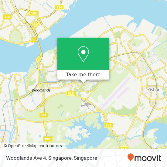 Woodlands Ave 4, Singapore map