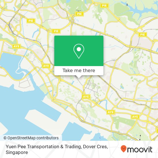 Yuen Pee Transportation & Trading, Dover Cres map