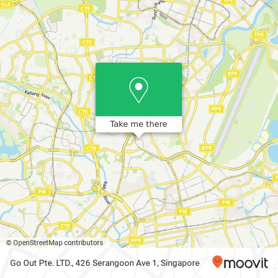 Go Out Pte. LTD., 426 Serangoon Ave 1 map