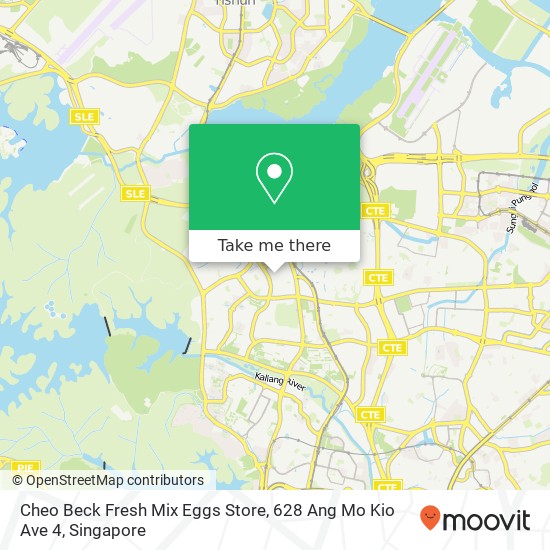 Cheo Beck Fresh Mix Eggs Store, 628 Ang Mo Kio Ave 4地图